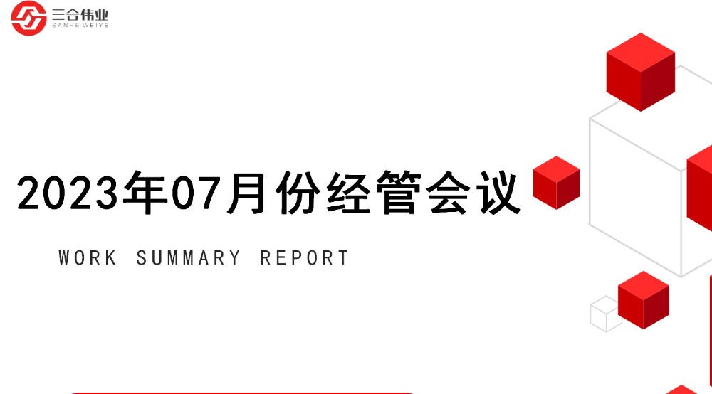 山東三合偉業新材料有限公司2023年07月月度會議順利召開